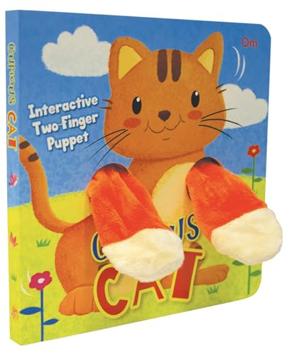 Curious Cat Finger Puppet Book for Children: Animal Finger Puppet Board Book for Babies | Fun Interactive Cat Toy Book | Touch and Play Story | Animal-Themed Picture Book for Kids