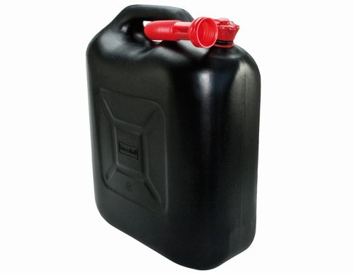 Cartrend 7740057 Kraftstoffkanister Reserve, PVC, UN-Zulassung, Schwarz, 20 Liter