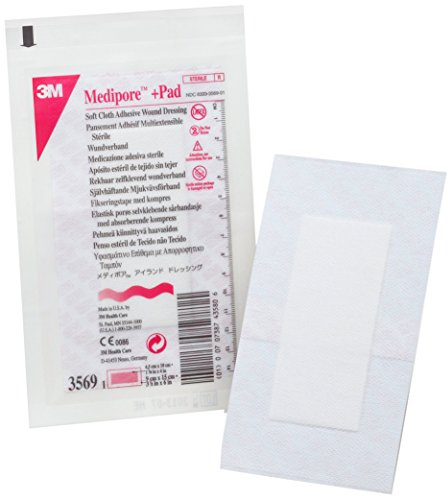 3M M3569E Medipore und Pad Steriler Wundverband mit Wundauflage(25-erpack)