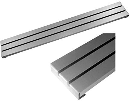 Rejilla de aireación lama ancha altura 85 mm (3 lamas) (600, Anodizado Inox)