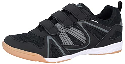 Lico Fit Indoor V Unisex Träningsskor inomhus, Svart/grå, 41 EU