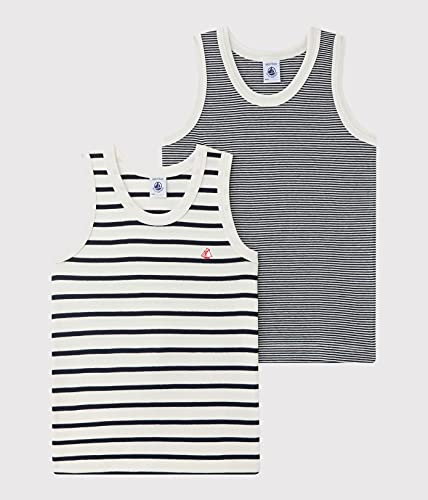 Petit Bateau Jungen A01ds Muskelshirt (2er Pack)