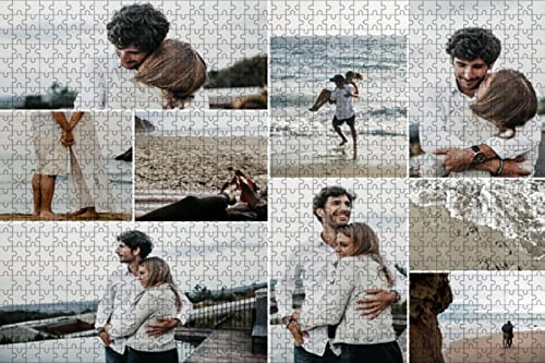 Lehaha Fotopuzzle selbst gestalten mit eigenem Bild Personalisiertes Holzpuzzle 120/300/500/1000 Teile Individuelles Geschenk für Erwachsene Familien & Paare Jahrestag & Geburtstag