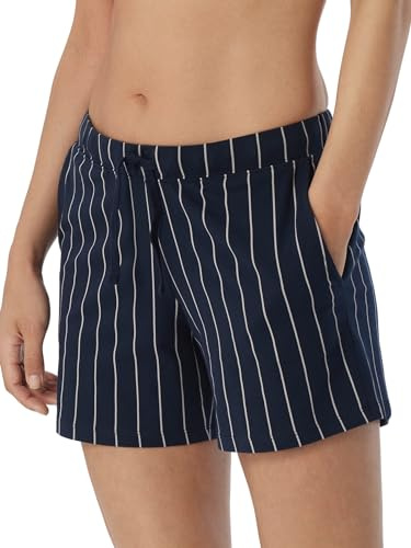 Schiesser Mix + Relax Pantalon de Sommeil Court Bas de Pyjama, Multicolore 1_179388, 50 Femme