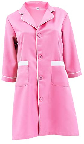 Beatifufu Kosmetikerin Kleidung Friseursalon Arbeitskleidung Atmungsaktiver Hautfreundlicher Smock Für Salon Und Spa Leicht Zu Waschen Und Schnell Trocknend 35.43X20.47in