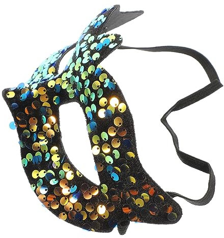 Amosfun Maske Venezianisch Für Damen Karnevalsmaske Mit Stab Aus Hochwertigem Pvc Verstellbares Gummiband Geeignet Für Maskenbälle Halloween Und Partys