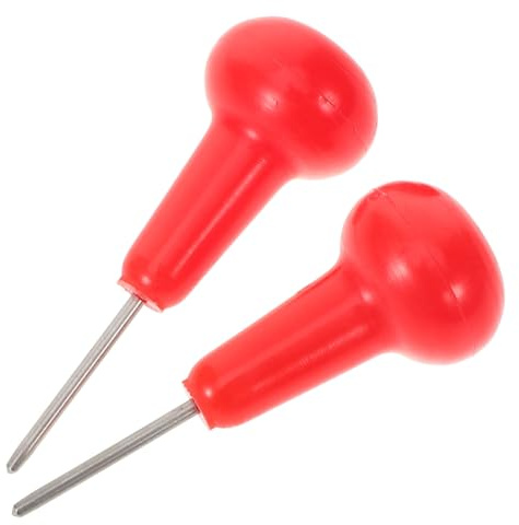 Healeved 2pezzi Penna Braille Per Scrittura e Apprendimento Strumento Scrittura Per Non Vedenti Comodo e Leggero Per Uso e Portatile