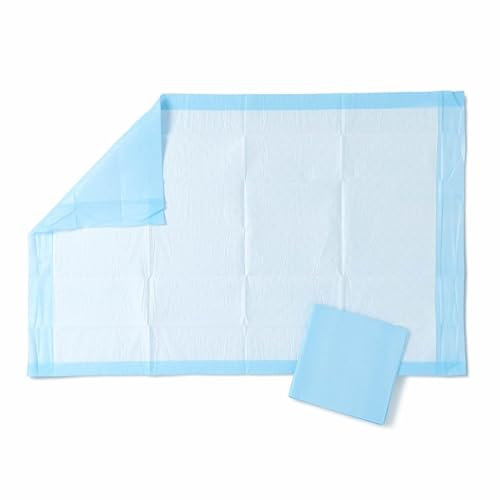 GEDRACKPMYN Einweg-Wickelunterlagen/-Unterlagen, 17 x 24 Zoll, Inkontinenz-Schutzunterlage für Betten, weich, saugfähig, wasserdicht, zum Einmalgebrauch, für Erwachsene und Babyschutz,40 Pieces
