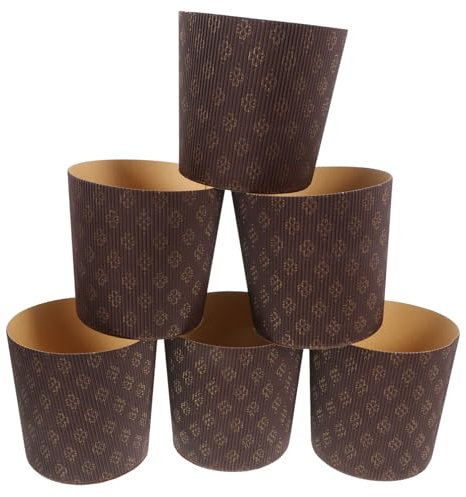 Cabilock Moldes De Papel Para Pasteles 25pcs Capuchones De Papel Para Cupcakes Para Panettone Resistente a La Grasa Fácil De Usar