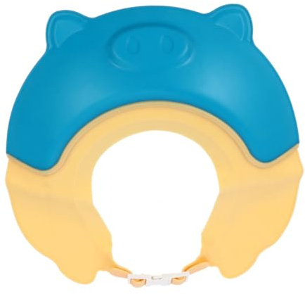 ELAYARD Verstellbare Shampoo Haube aus Silikon Schutzhaube für Haare Waschen Ohr und Augenschutz Beim Baden Badezubehör für Kinder