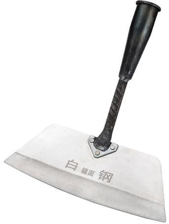 Homoyoyo Pelle à Main Désherbeuse Bêche de Jardin Robuste 26 Cm pour Jardinage, Sols Compacts et Terrassement, Outil Métallique Multifonction pour Déblaiement et Ameublissement du Sol
