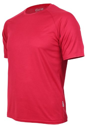 CONA BASIC – unisex – kortärmad funktionströja i 24 färgvarianter finns L, bordeauxred