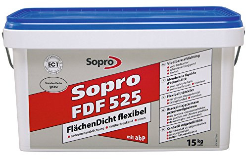 Sopro Flächendicht flexibel FDF, grau, Eimer 15 kg