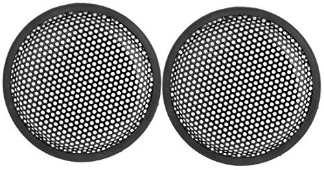 sourcing map Rejilla Protectora para Altavoz De Coche Negro 1Pc | 1 Pieza, Protege Contra Empujes Y Rasgaduras, Fácil De Instalar, Compatible Con Subwoofers Y Woofers