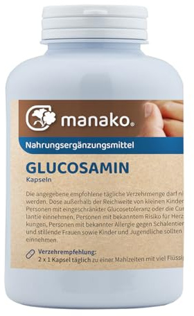 manako Glucosamin Kapseln, 300 Stück, Dose a 225 g