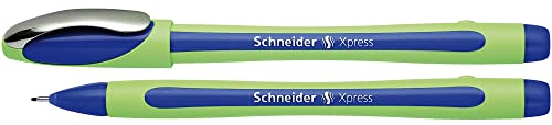 Schneider Set 5 Filzstifte pte Fine Fineliner Xpress 0,8 mm blau