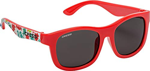 Cressi TEDDY SUNGLASSES 3-5 AQUA PETS/RED/SMOKED LENS
