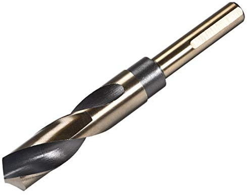 sourcing map 1 Stück Spiralbohrer mit reduziertem Schaft 20 mm Hochgeschwindigkeitsstahl 4341 mit 10mm Schaft