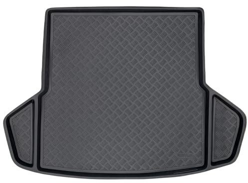 MOTOS Kofferraumwanne Kofferraummatte passt für Toyota Avensis III 2009-2018 Kompletter Schutz für Ihr Auto bei Allen Wetterbedingungen mit perfekt passenden kofferraummatten