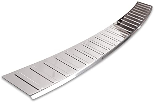 Recambo | Protector de Parachoques trasero | Compatible con VW Caddy V | Tipo Sb | a partir de 2020 | Acero Inoxidable Cromado | Protección borde de carga