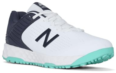 new balance Kids 4020 Scarpe da cricket bianche, bianco, 10 UK (10.5 US)