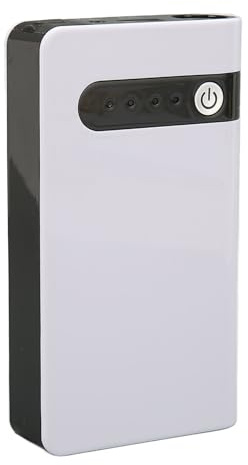 Auto-Starthilfe, 600 A 12 V Autobatterie-Starter-Netzteil, 12000 MAh Tragbares Powerbank-Ladegerät, Automatischer Batterie-Booster für Motoren Bis zu 4,0 L, mit LED-Licht,