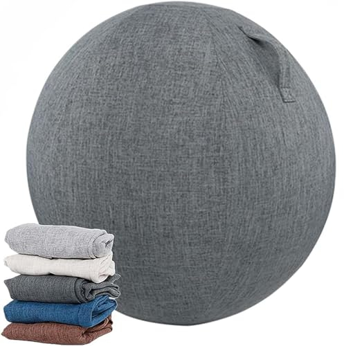 EUXCLXCL Yoga Ball HüLle Leicht und Faltbar Stilvoll und Funktional Gymnastikball Stoff Cover für Sitzball Sitzball Büro Yoga Stuhl Schwangerschaft Home Gym,03,55cm