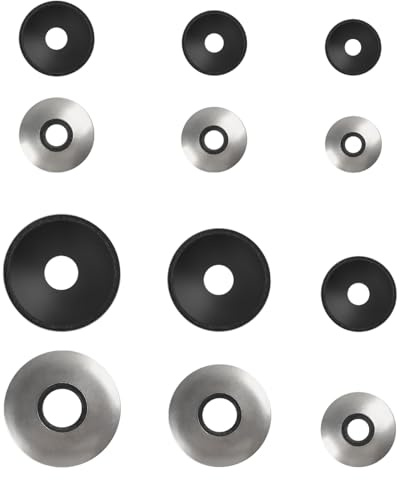FOMGIIN Rondelles d'étanchéité EPDM en Acier Inoxydable M6.3 x 16 mm, 15 Pièces Rondelles Metal avec Joint Caoutchouc, Rondelle Neoprene, Rondelle pour Tole Ondulée pour Toiture