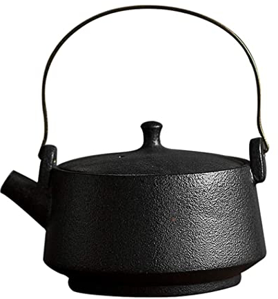 ASHSDI Tetera Marroqui Tetera De Porcelana China De Cerámica para El Hogar Y La Oficina De 430 Ml, Tetera, Se Puede Calentar. Tetera Turca (Color : A)