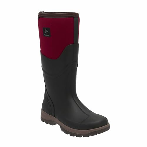 Northcape Women's Coniston Neoprene Wellington, Brown/Berry, UK 5 (EU38)