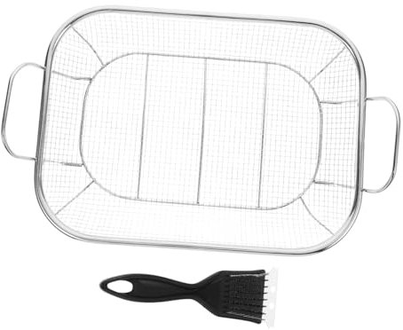Mipcase 1set Barbecue Inossidabile Multifunzionale Per e Alimenti Facile Per e Grigliate All Design Capacità