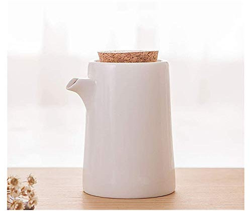 Leakproof Olive Oil Dispenser Bottle for Tabletop Ceramic Soy Sauce or Vinegar Cruet Kitchen Oil and Vinegar Bottle