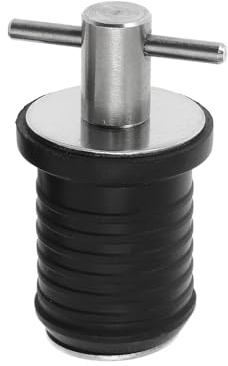 Boot Ablassschraube, Edelstahl Ablassstopfen T-Griff Ablassschraube, Stecker Runder Drain Wasser Stopfen für 25mm Loch, Marine Boot Ersatz