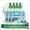 Air Wick Active Fresh – Aeorosolfreier, automatischer Lufterfrischer – Raumduft Mediterrane Brise – 4 x 228 ml Nachfüller