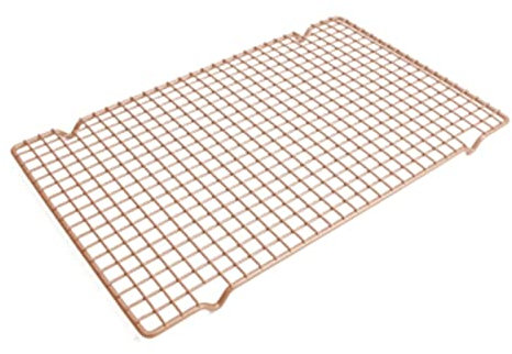 Bandeja para Enfriar Pasteles, Pan, Galletas, Rejilla para Enfriar, Herramienta para Hornear, 41,3 x 25,8 x 1,8 cm