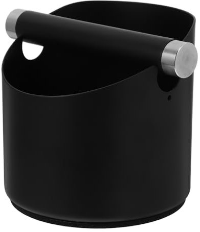 HOMSFOU Cubo De Café Para De Espresso Contenedor De Inoxidable Fácil De Limpiar y Antideslizante Gran Capacidad y Diseño Práctico Para Uso Diario La Cocina