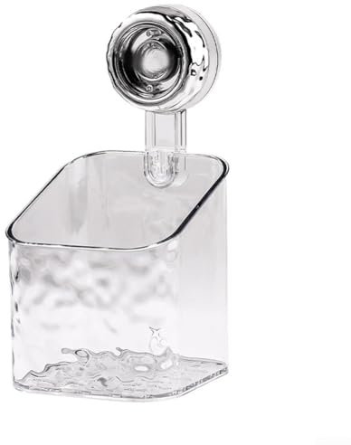 Étagère à ventouse pour douche, optimisant l'espace dans votre salle de bain avec style et fonctionnalité (couleur transparente)