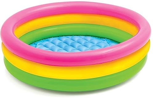 OUYUE Paddling Pool Inflatable Pool Inflatable Swimming Pool Inflatable Ocean Ball Pool Paddling Pool Family Swimming Pool Above Ground Swimming Pool Garden(147 * 33cm)