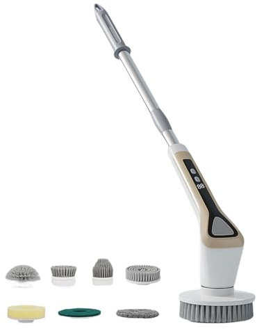 Brosse à récurer rotative électrique professionnelle 2600 mAh Batterie Power Rotate Scrubber sans fil