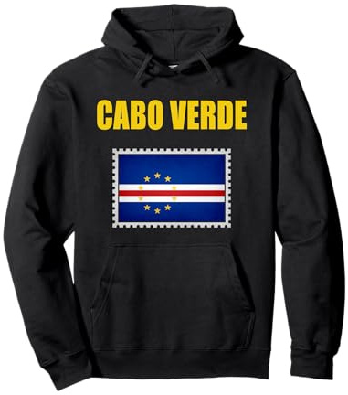 Cabo Verde,Cape verde Flag,Flag of Cabo Verde. Pullover Hoodie