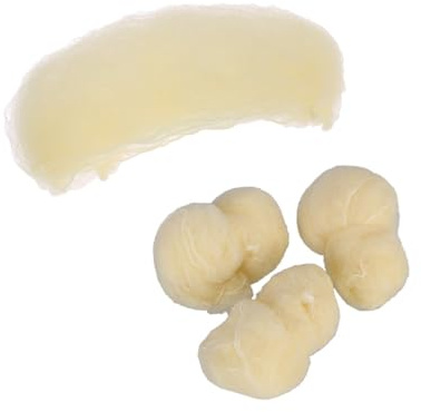 EPIGEIST 100 Stück Elastische Haarnetze 50cm Unsichtbares Goldfarbenes Netzgewebe für Gastronomie Medizin Arbeitsumfeld