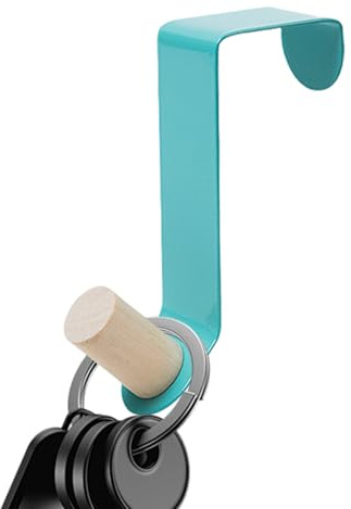 Whnbuij Crochet De La Couronne De Porte Principale | Métallique Durable Avec Balle À La Fin | Non Glissant Et Anti-unaders Pour La Décoration De Noël (Noël, Pâques, Halloween, Automne) | Moyen