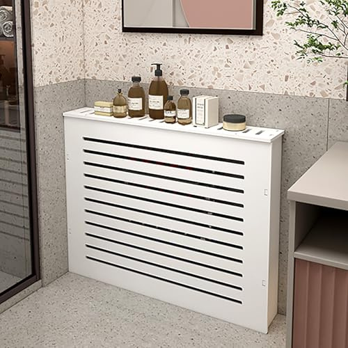 Moderna copertura impermeabile per termosifone in PVC, elegante decorazione per la casa per soggiorno, facile da montare, adatta a 50 x 70 x 20 cm, protegge radiatori e tubi, design elegante