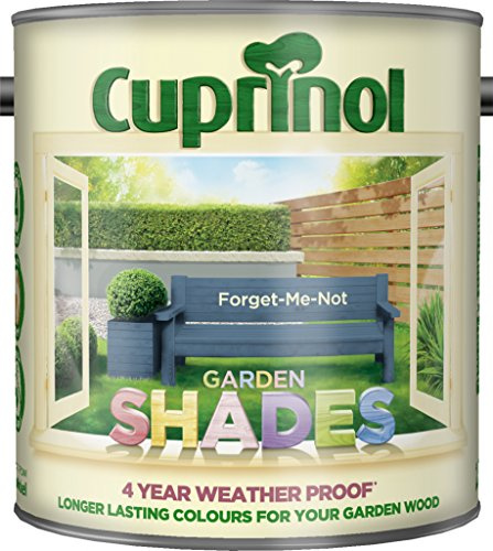 Forget Me Not Matt Wood Treatment 2.5L | Exterior Wood Paint and Protector | Matt Finish for Sheds Fences Garden Furniture and Outdoor Timber
