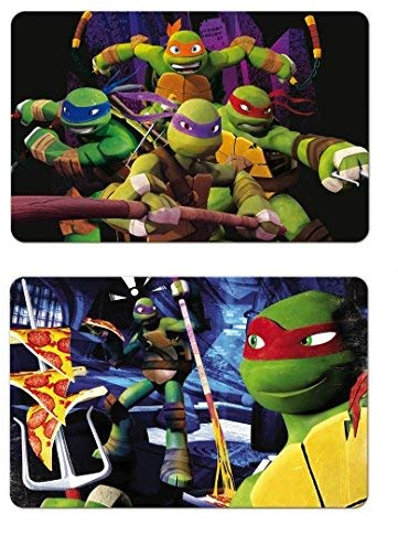 Easy Licences - Tortues Ninja assortiment 12 sets de table 3D