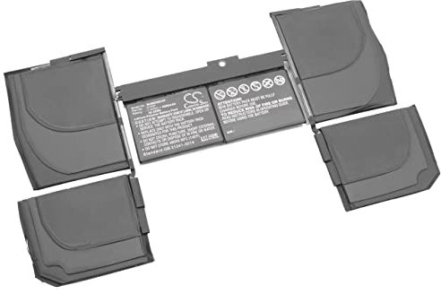 vhbw Batería Compatible con Apple MacBook 12 Inch Retina A1534 (EMC 2991) Notebook (5200 mAh, 7,6 V, Li-Poli)