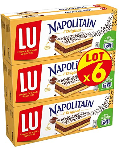Lu Napolitain - Gâteaux moelleux au Chocolat - 180g