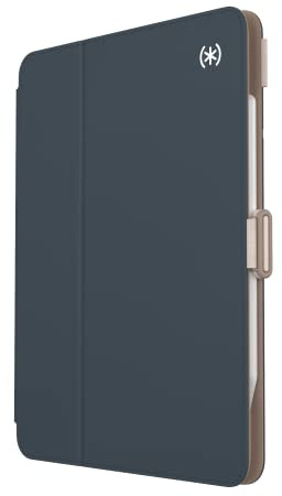Speck iPad Pro 4th Generation Case - Hard Back Case for Apple iPad Pro 11-inch (2022) - Slim Multi Range Stand, Apple Pencil Holder, Drop Protection, Camera Shield - Balance Folio Almond Milk/Mocha