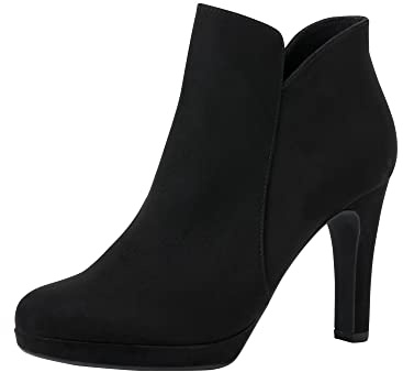 Tamaris Damen Stiefel Vegan schwarz 41