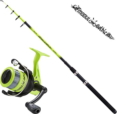 Balzer Anfänger Angelset Gothic Tele 70 FD - Forelle Zander Hecht (2,70 m)